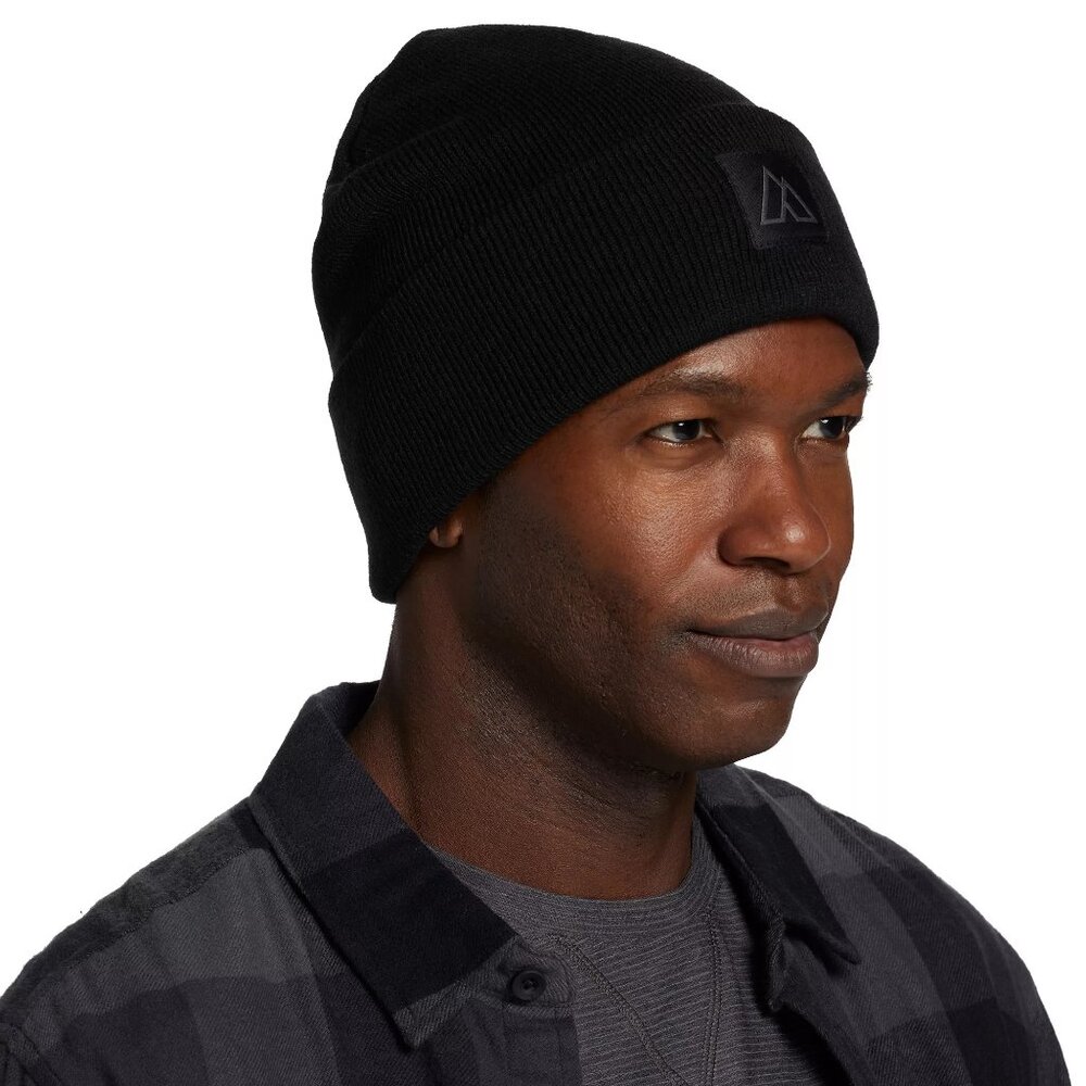 NWT Alpine Design Men's All Purpose Beanie Winter Hat Black One Size 4HL365